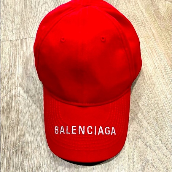 Balenciaga Red Cap - Picture 1 of 4